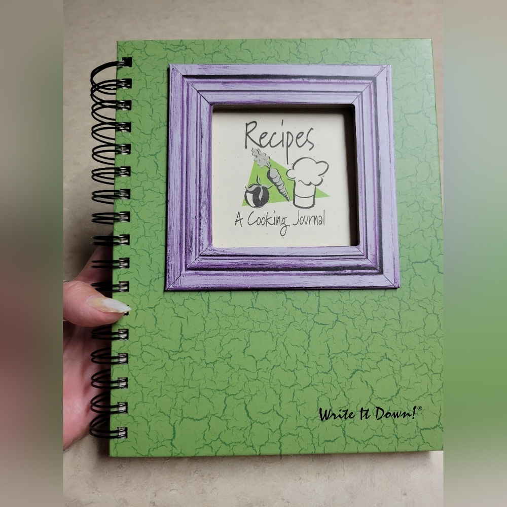 Recipes a cooking journal cute book write it down